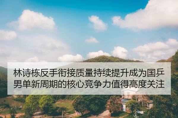 林诗栋反手衔接质量持续提升成为国乒男单新周期的核心竞争力值得高度关注